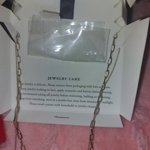 "Luna Norte" Chain Set Blue  Pearl - Picture 8 of 8